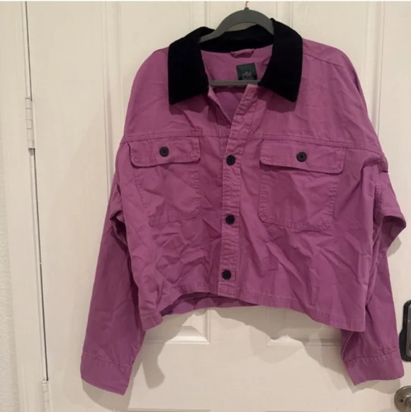 Wild Fable Multicolor Jean Jackets - Yellow, Green, Purple - Picture 4 of 4